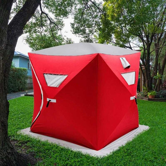 2 Person portable Ice Shelter Fishing Tent with Bag ZIPCARTZ